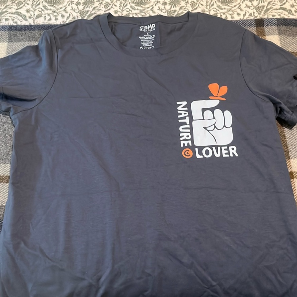 Camp Brand Goods nature lover tee. NWOT